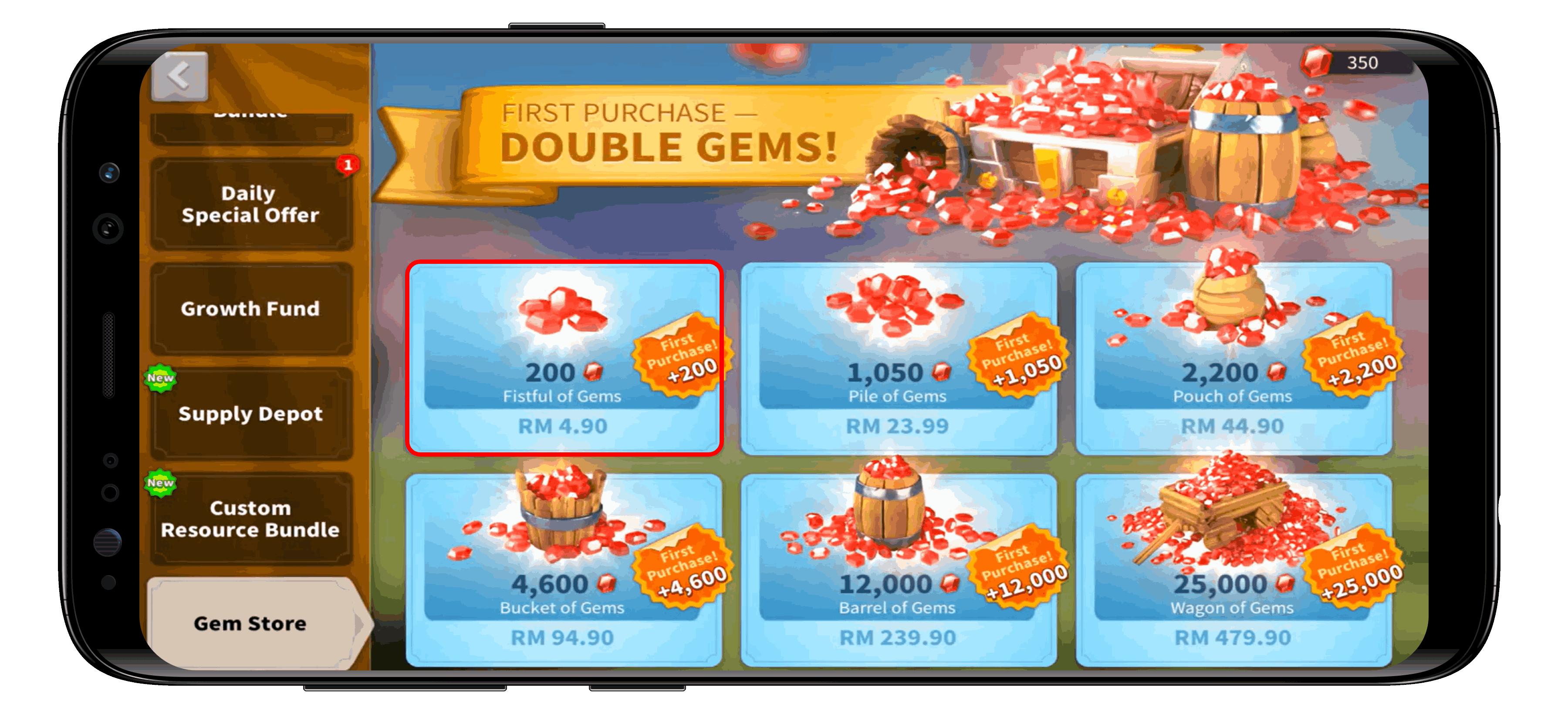 How to buy the Rise of Kingdoms Lost Crusade Gems